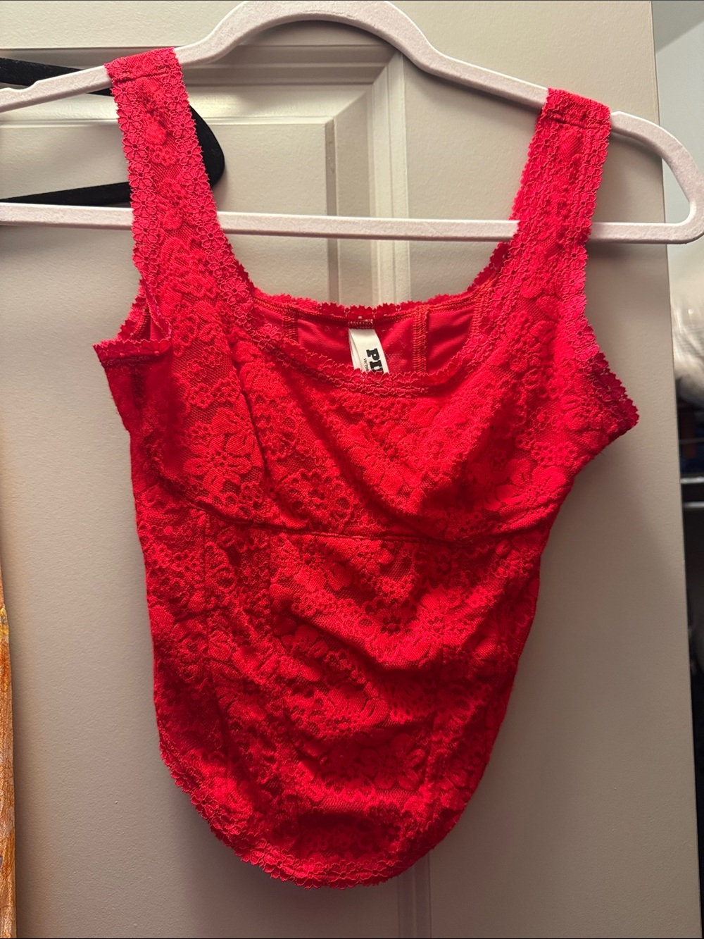 Victoria's Secret Red Lace Camisole Tank